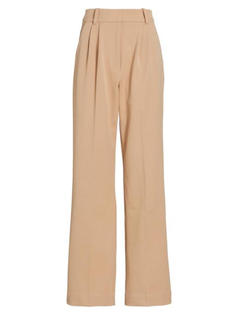 Favorite Daughter Women's Pleated Wide-Leg Pants - Beige