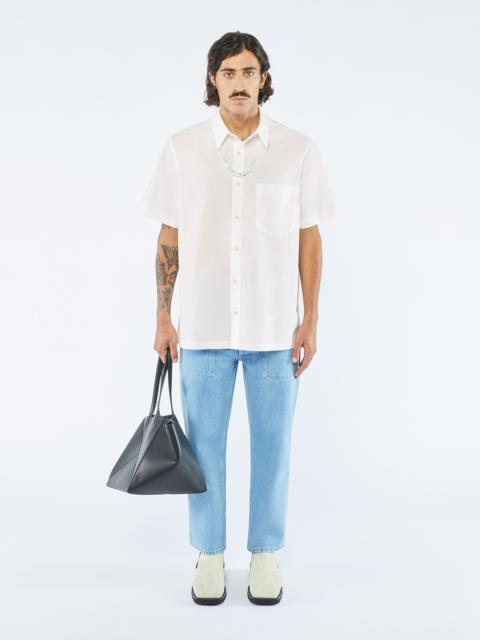 Nanushka ADAM - Cotton-poplin shirt - White
