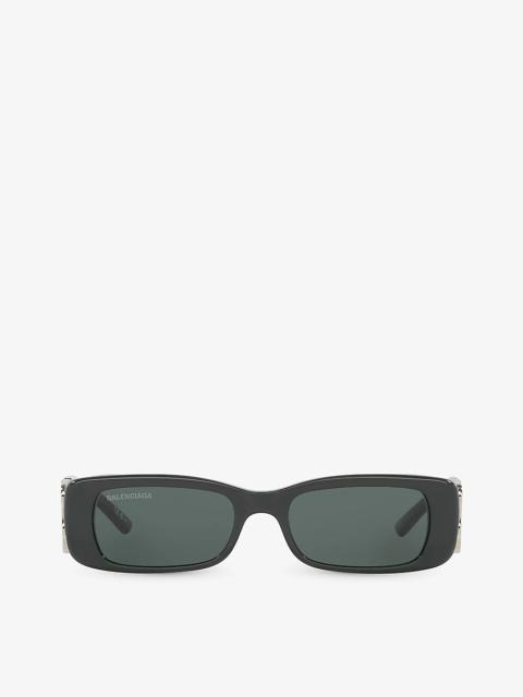 6E000253 BB0096S rectangle-shape acetate sunglasses