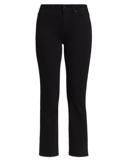 PAIGE Women's Cindy High-Rise Ankle Straight Jeans - Black Shadow