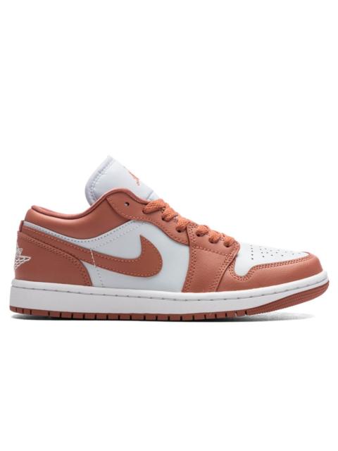 Jordan AIR JORDAN 1 LOW WOMEN'S 'PINK SALMON' - PURE PLATINUM/SKY J ORANGE/WHITE