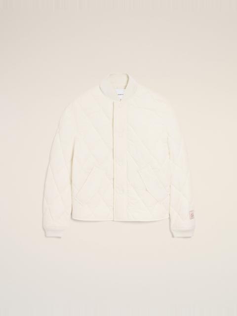 AMI Paris WHITE NYLON PADDED JACKET