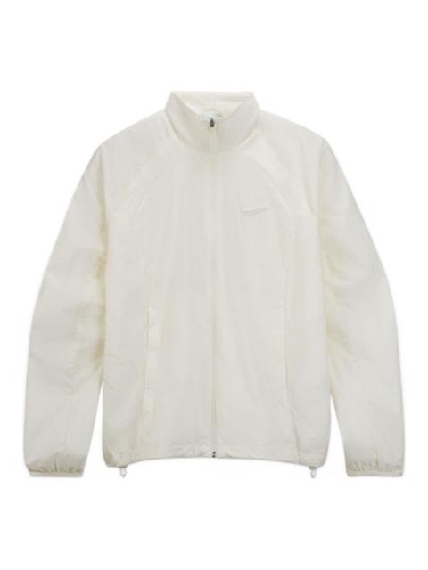 Nike Nike x NOCTA Drake Solid Color Zipper Stand Collar Jacket 'White' DM7295-133