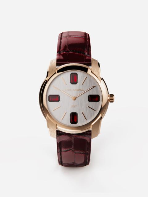 Dolce & Gabbana Gold watch with rubies