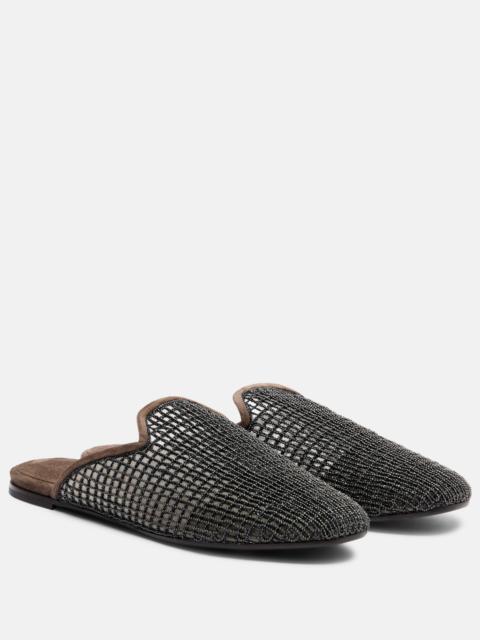 Brunello Cucinelli Monili mules