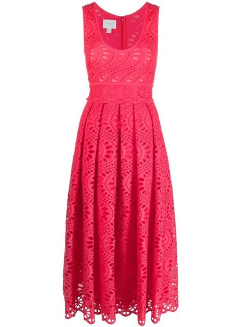 GIAMBATTISTA VALLI open-knit midi dress