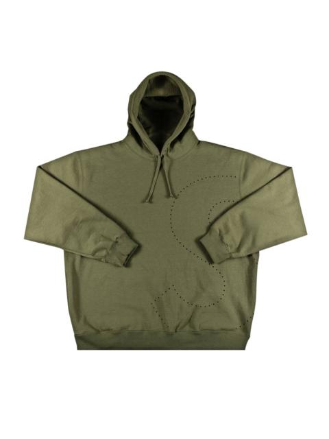 Supreme Supreme Portrait Hooded Sweatshirt 'Dark Olive' | REVERSIBLE