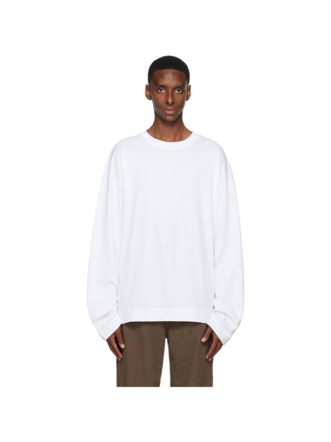 Dries Van Noten White Long Sleeve T-shirt