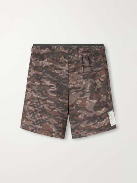 SATISFY Straight-Leg Logo-Appliqu&eacute;d 5" Space‑O&trade; Shorts