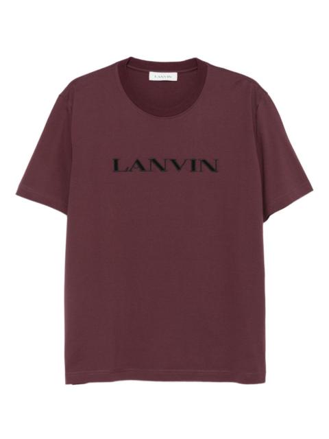 Lanvin logo-embroidered T-shirt