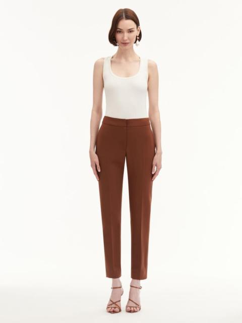 Oscar de la Renta ZIP-FRONT SKINNY PANT
