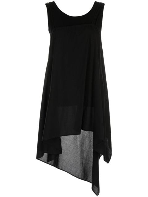 Yohji Yamamoto scoop-back cotton top