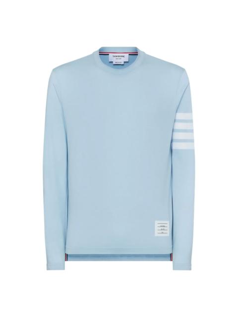 Thom Browne Long Sleeve Tee With 4Bar