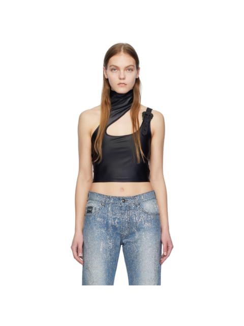 VERSACE JEANS COUTURE Black Cropped Top