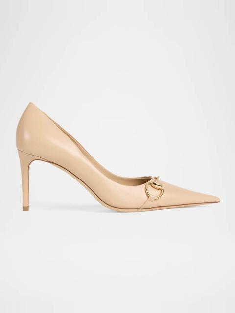 GUCCI Donna 80MM Leather Pumps
