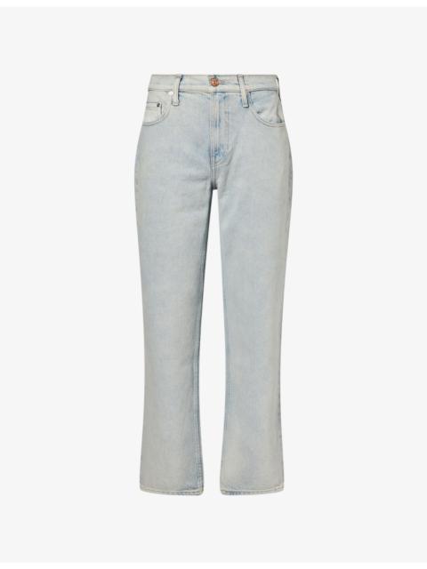 PAIGE Doheny Straight-Leg Denim Jeans
