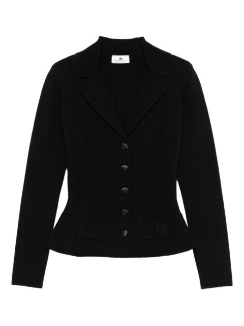 ELISABETTA FRANCHI button-fastening fitted jacket