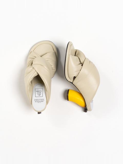 Maison MIHARAYASUHIRO Banana Heel Puffer Sandals