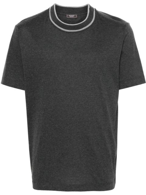 PESERICO contrasting-collar T-shirt