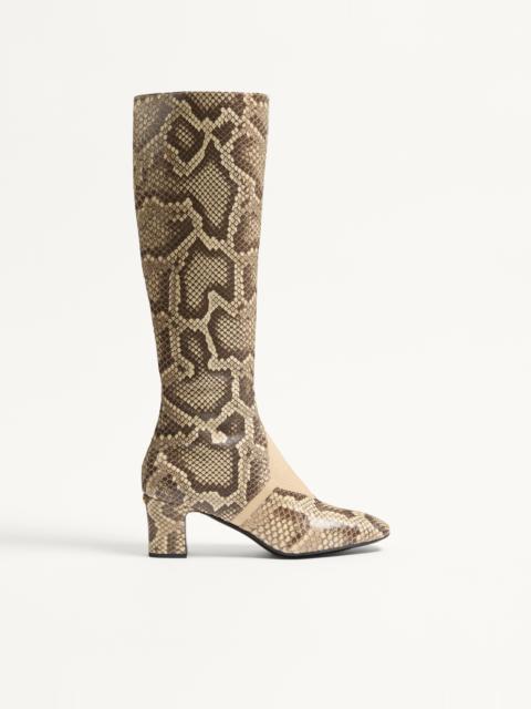 Valentino EQUIVOQUE PYTHON BOOT 60MM