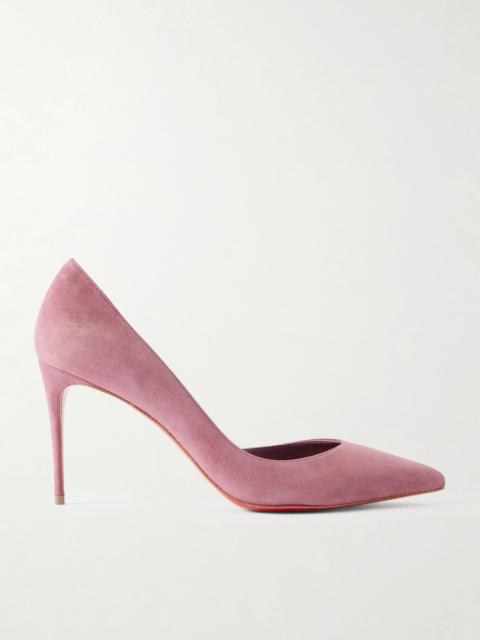 Christian Louboutin Iriza 85 suede pumps Antique rose