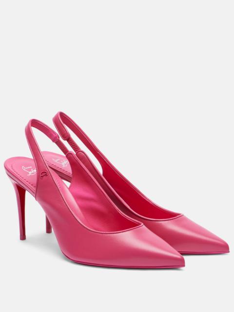 Christian Louboutin Sporty Kate 85 leather slingback pumps