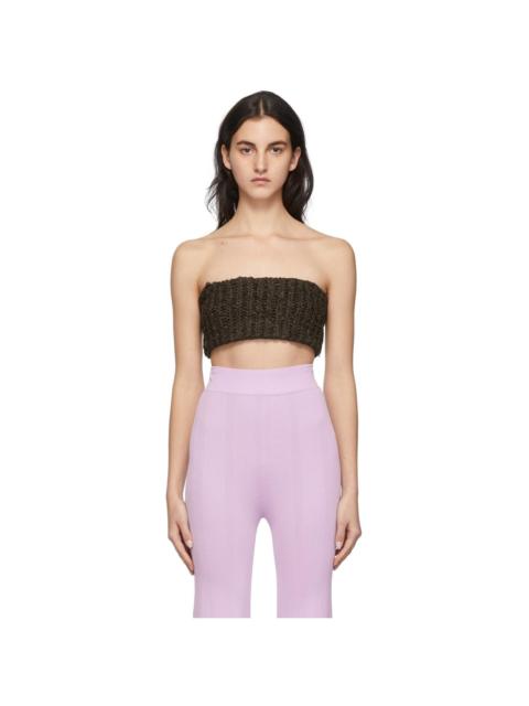 REMAIN Birger Christensen Brown Miana Tube Top