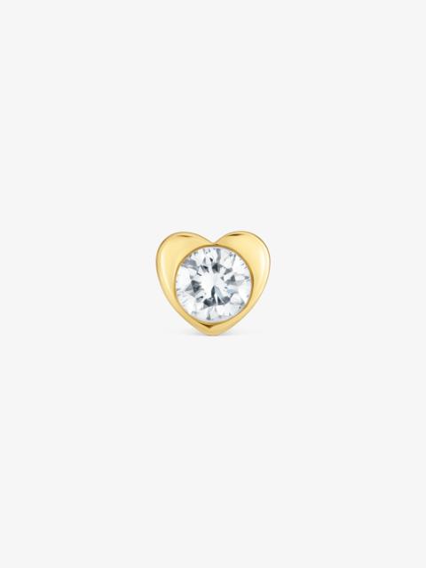 TOUS 18K solid gold Heart earrings with lab-grown diamonds TOUS Lili