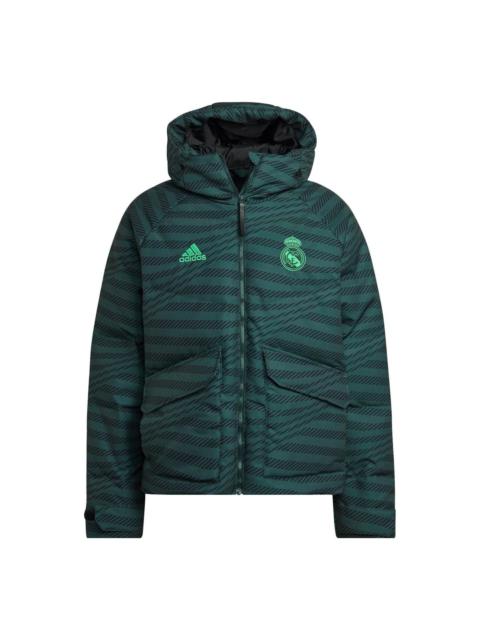 adidas Adidas Real Madrid Down Jackets 'Green Black' HD1335