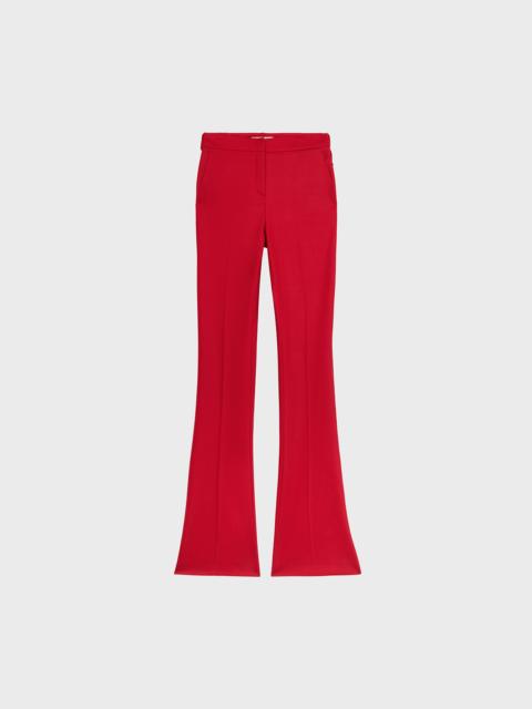 Blumarine TWILL WOOL PIPE TROUSERS