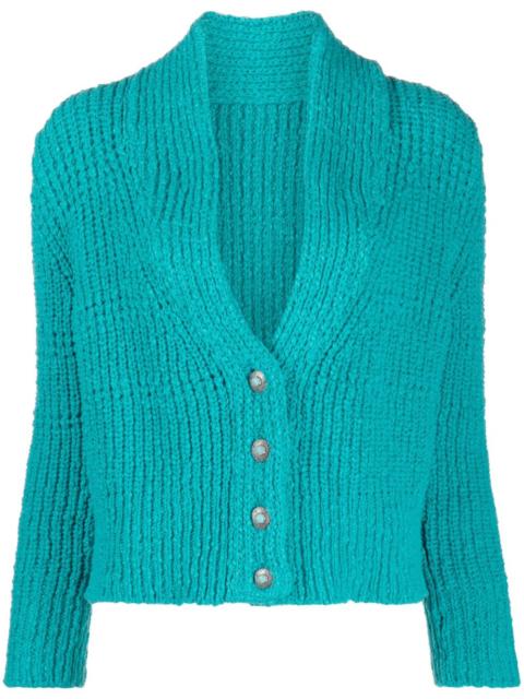 FORTELA V-neck cropped cotton cardigan