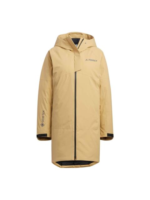 adidas (WMNS) adidas Long Down Jacket 'Yellow' HN2002