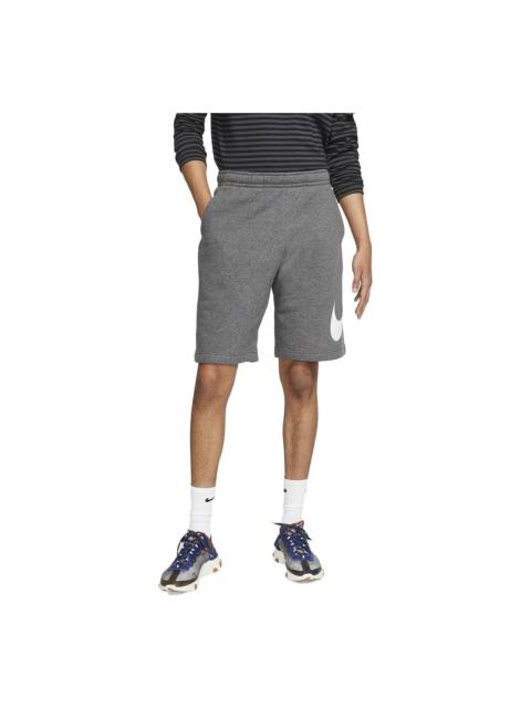 Nike Nike Sportswear Club Graphic Logo Shorts 'Grey White' BV2721-071