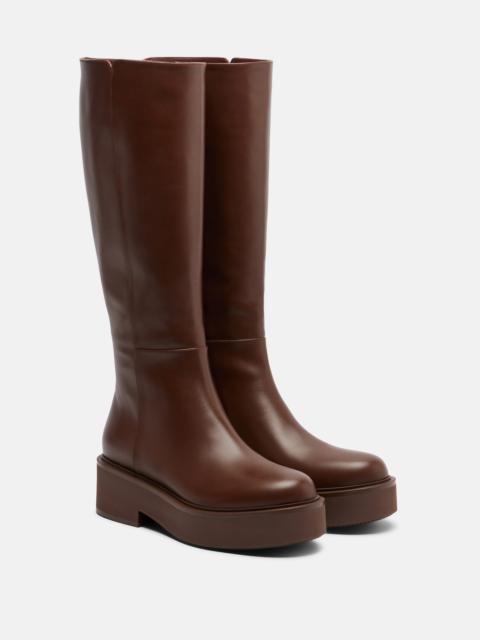 Gianvito Rossi Hiro leather knee-high boots