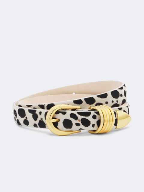 DÉHANCHE Hollyhock calf hair belt