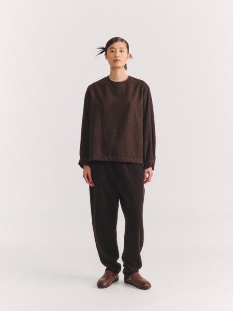 CASEY/CASEY BIGGY TOP - PIN CHECK - BROWN CHECK