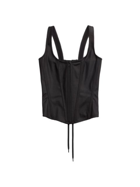BALENCIAGA Women's Tank Top Corset - Black