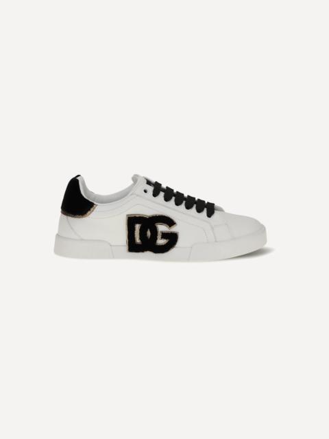 Dolce & Gabbana Leather Sneakers with logo
