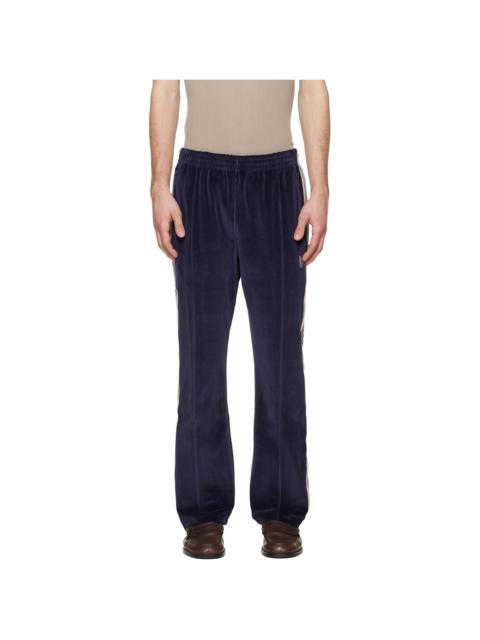 NEEDLES Navy Narrow Track Pants