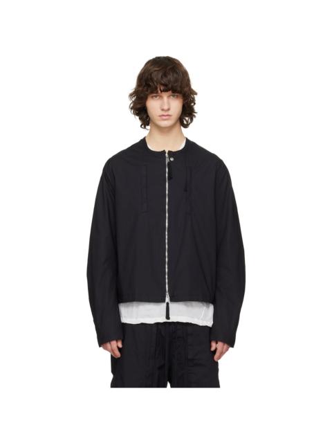 thom/krom Black Bomber Jacket