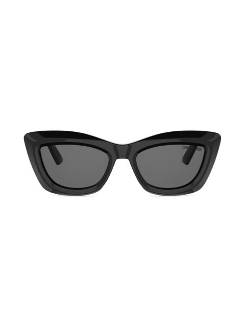 Dior Women's DiorMidnight B3I 54MM Cat-Eye Sunglasses - Shiny Black And Smoke