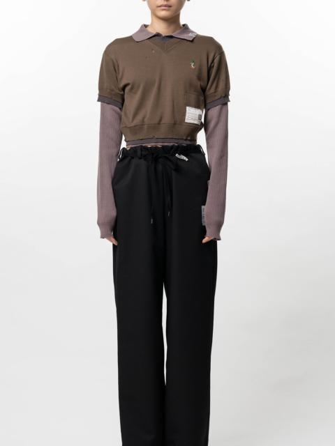 Maison MIHARAYASUHIRO Triple Layered Knit Sweater