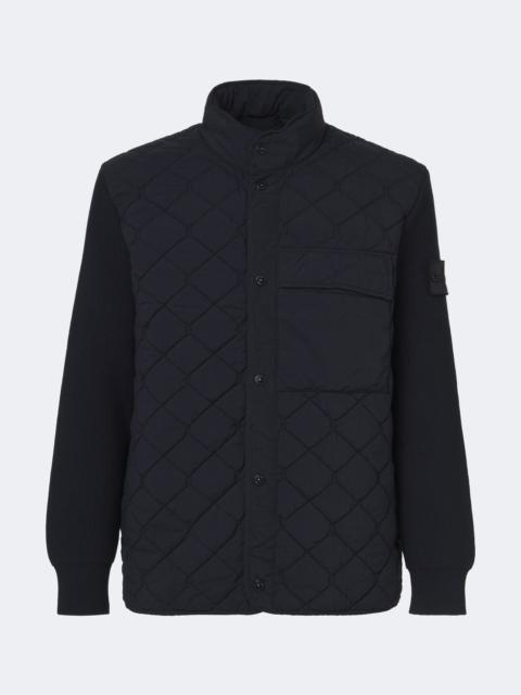 Stone Island Ghost ribbed-knit quilted jacket