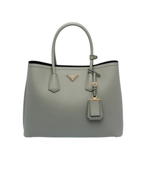 Medium Saffiano Leather Double Prada Bag