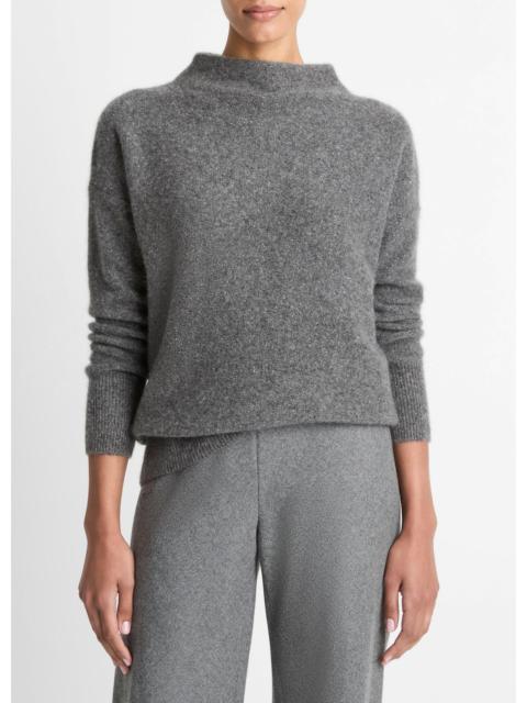 Vince Donegal Cashmere Funnel-Neck Sweater