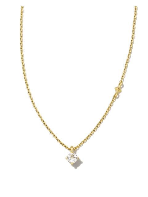 KENDRA SCOTT Maisie 18k Gold Vermeil April Pendant Necklace