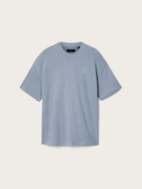 ALLSAINTS HAVEN EMBROIDERED LOGO OVERSIZED T-SHIRT