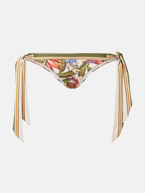 FARM RIO Strilitzia floral bikini bottoms
