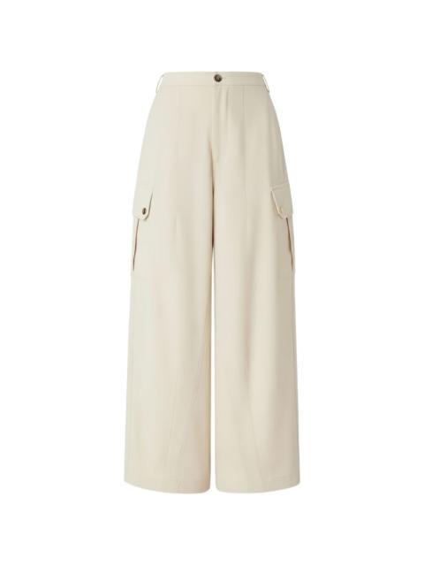 PINKO Flowing cotton trousers