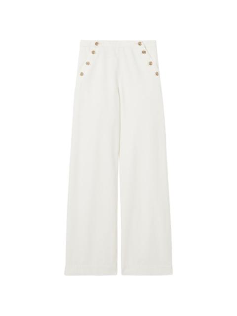 Claudie Pierlot buttoned straight-leg jeans